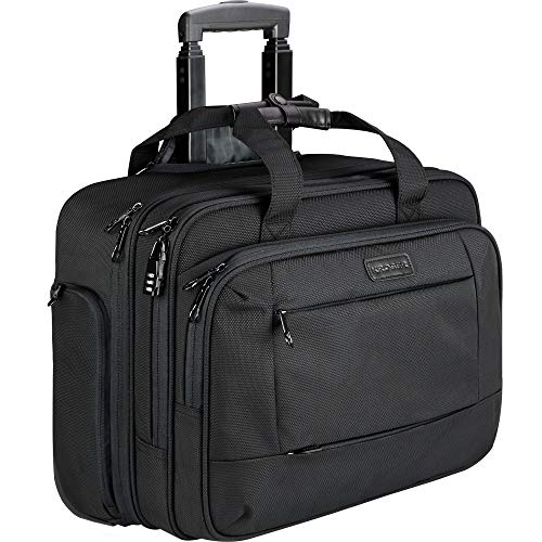 KROSER Water-Repellent Rolling Laptop Bag 17.3