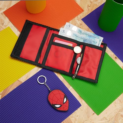 Avengers Spiderman Wallet and Keyring Gift Set