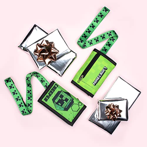 Minecraft Creeper Kids Wallet with Lanyard Gift