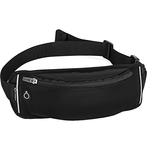 MYCARBON Lightweight Running Bum Bag with Headphone Hole