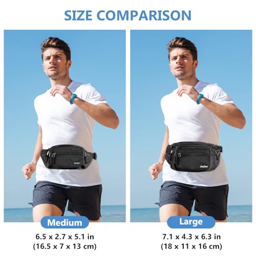 ProCase Adjustable Fanny Pack with 6 Pockets