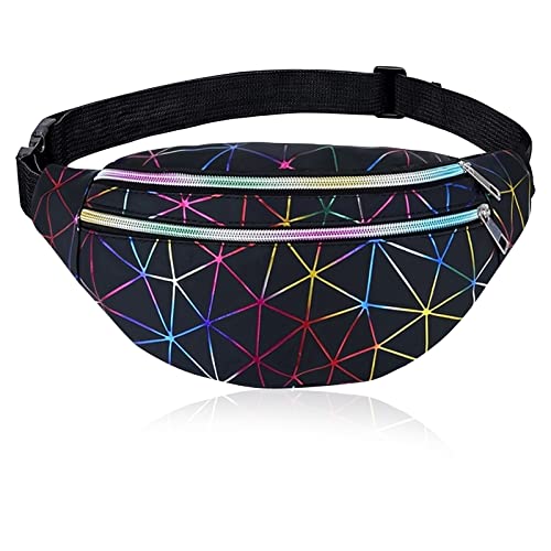 Holographic Waist Bag for Travel and Sports