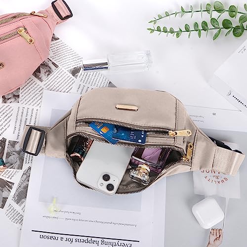 Beaface Adjustable Fanny Pack for Travel & Sports
