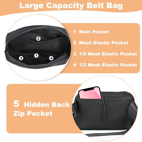 Adjustable Waterproof Bum Bag for Travel & Hiking