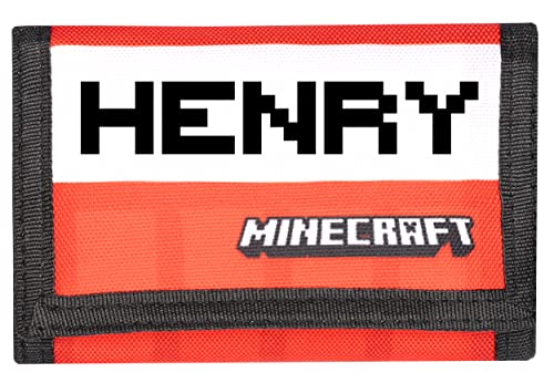 Personalized Minecraft Kids Wallet - Red TNT Design
