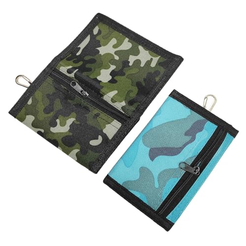 Slim Camouflage Trifold Wallets for Men & Kids
