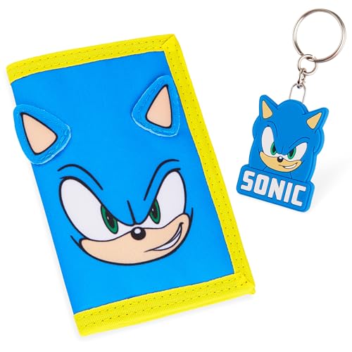 Sonic the Hedgehog Kids Wallet with Keyring