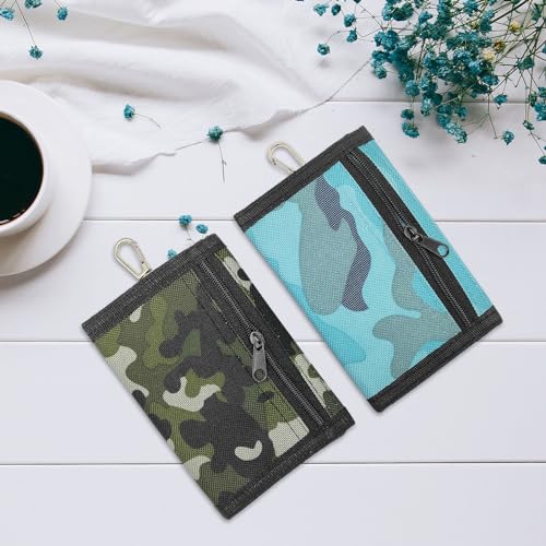 Slim Camouflage Trifold Wallets for Men & Kids