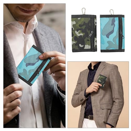 Slim Camouflage Trifold Wallets for Men & Kids