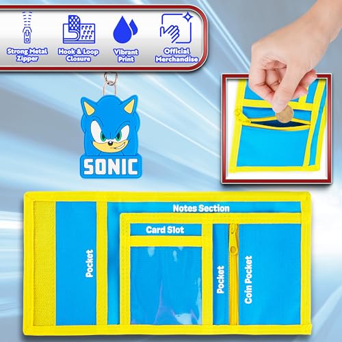 Sonic the Hedgehog Kids Wallet with Keyring
