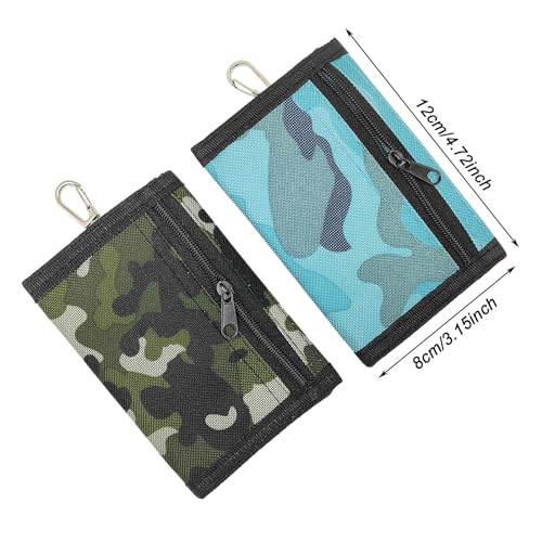 Slim Camouflage Trifold Wallets for Men & Kids