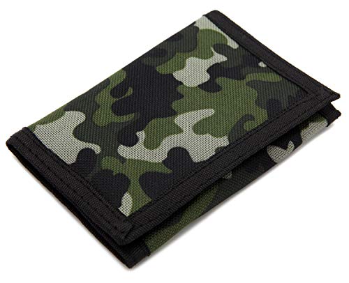 Camouflage RFID Trifold Wallet for Boys & Kids