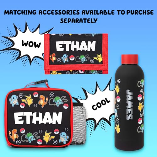 Personalized Pokemon Wallet for Kids - Fun Design