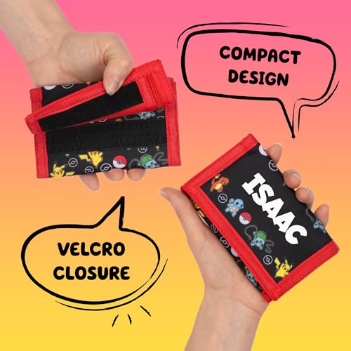 Personalized Pokemon Wallet for Kids - Fun Design