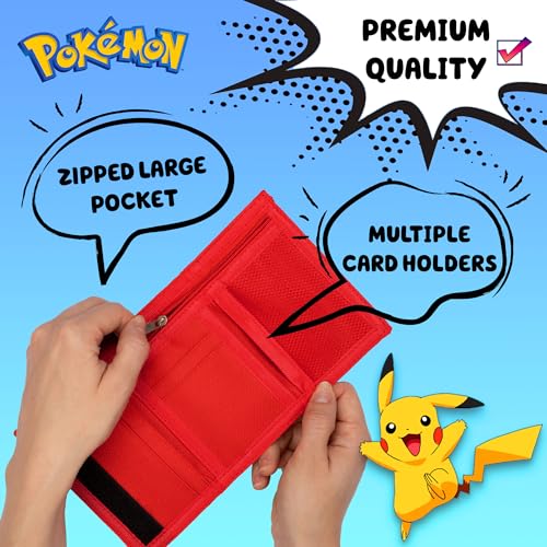 Personalized Pokemon Wallet for Kids - Fun Design