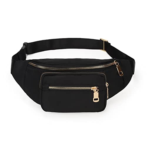 Estwell Waterproof Bum Bag with 4 Zip Pockets