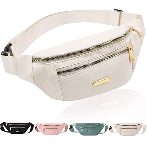 Fashionable Fanny Pack with 3 Zipper Pockets