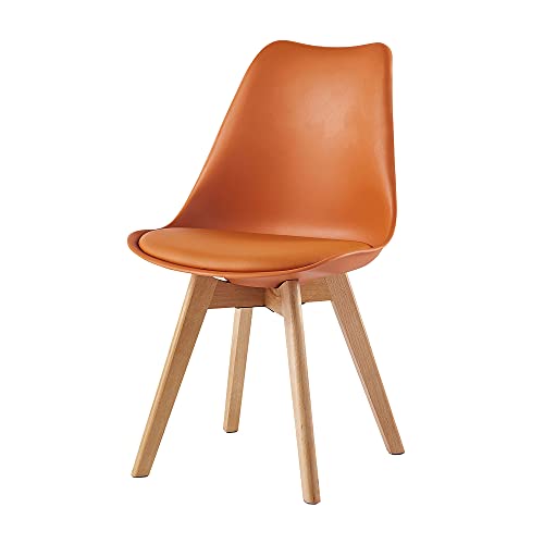Set of 2 Stylish Retro Lounge Dining Chairs