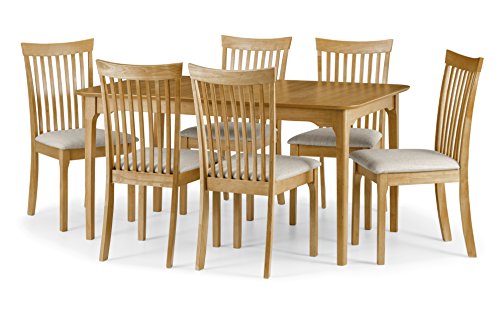 Julian Bowen Ibsen Light Oak Dining Chairs (Set of 2)