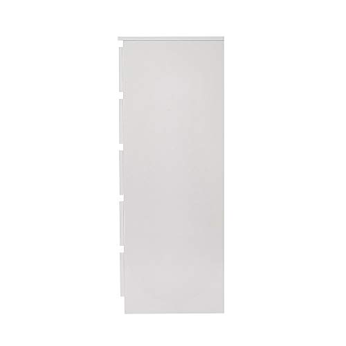 Modern White Wooden Drawer Chest for Storage