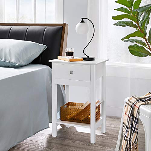 Yaheetech White Bedside Tables - Set of 2