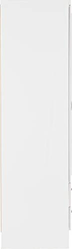 Seconique Nevada White Gloss 4-Door Wardrobe