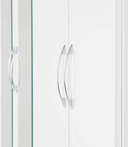 Seconique Nevada White Gloss 4-Door Wardrobe