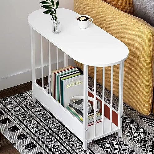 Modern Oval Side Table for Small Spaces