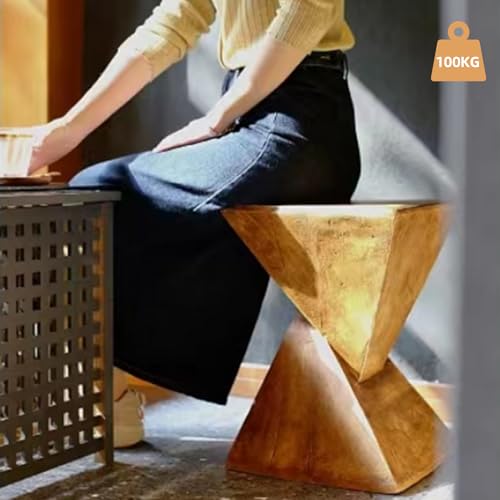 FATIVO Modern Concrete Side Table for Home