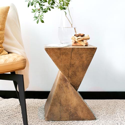 FATIVO Modern Concrete Side Table for Home