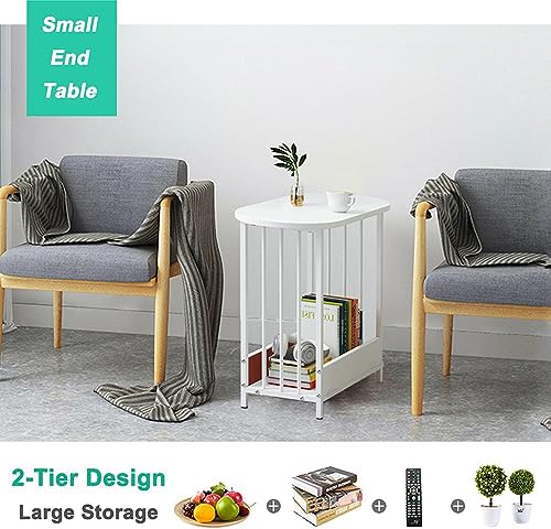 Modern Oval Side Table for Small Spaces