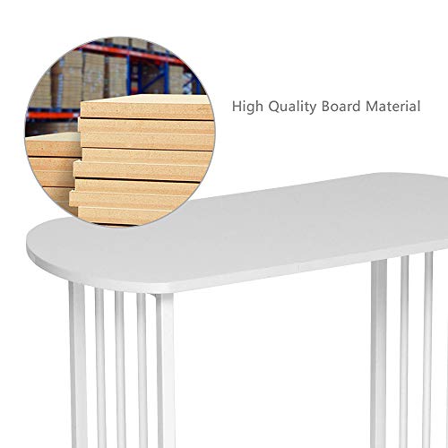 Modern Oval Side Table for Small Spaces