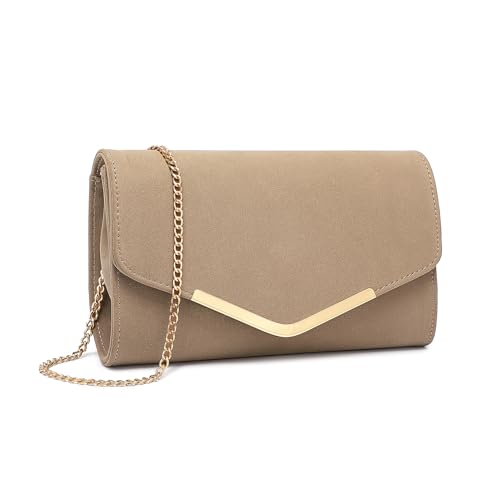Miss Lulu Women's Evening Clutch Bag with Strap