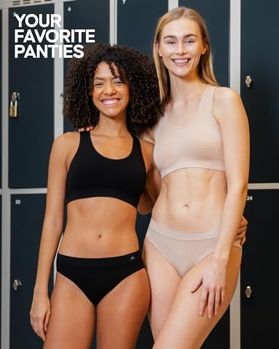Danish Endurance Women's Bamboo Seamless Bikini Briefs