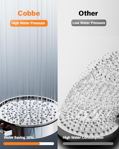Cobbe 20-Stage High Pressure Shower Head Set