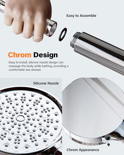 Cobbe 20-Stage High Pressure Shower Head Set
