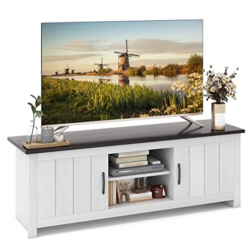 Modern Wooden TV Stand for 65-Inch TVs