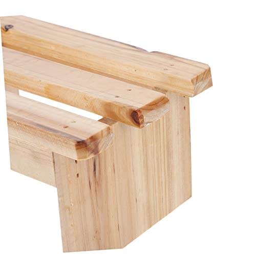 Gogogmee Wooden Bath Stool and Foot Rest