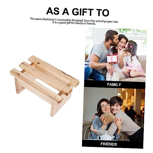 Gogogmee Wooden Bath Stool and Foot Rest