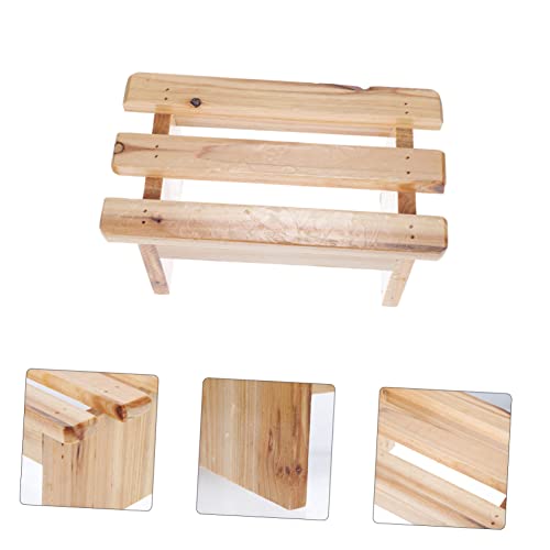 Gogogmee Wooden Bath Stool and Foot Rest