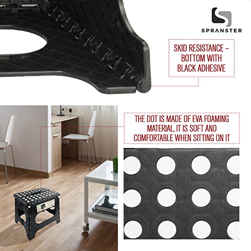 Spranster 11" Folding Step Stool - 300lb Capacity