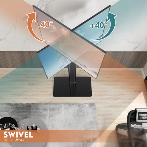 Universal Floor TV Stand with Adjustable Mount