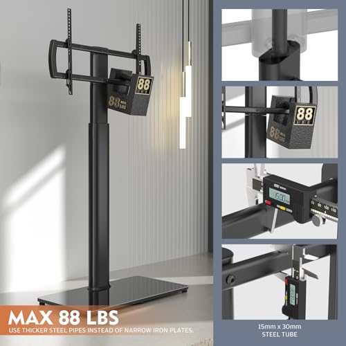 Universal Floor TV Stand with Adjustable Mount