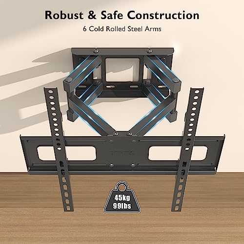 BONTEC Full Motion TV Wall Mount 23-70 Inch