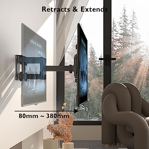 BONTEC Full Motion TV Wall Mount 23-70 Inch