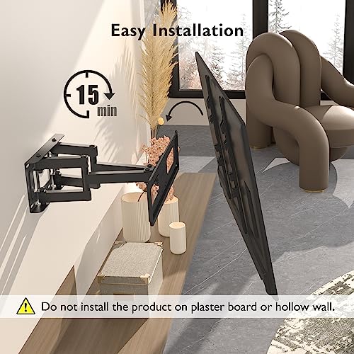 BONTEC Full Motion TV Wall Mount 23-70 Inch
