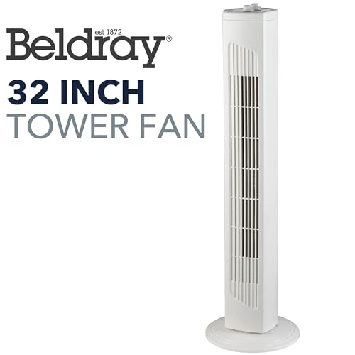Beldray 32" Oscillating Tower Fan with Timer
