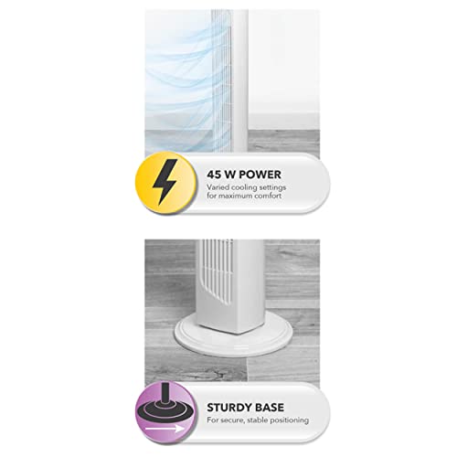Beldray 32" Oscillating Tower Fan with Timer