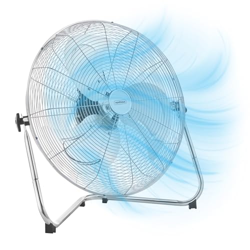 VonHaus 20" Floor Fan with Adjustable Speed & Tilt
