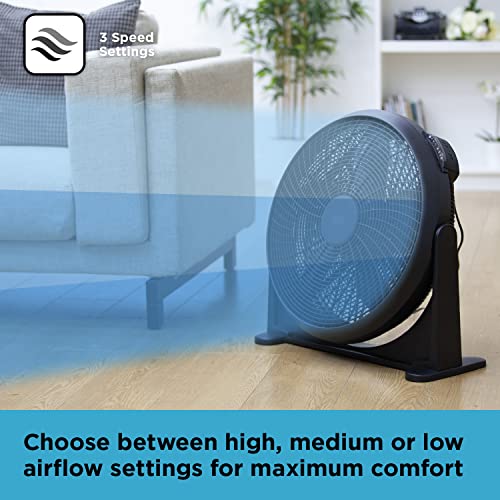 BLACK+DECKER 2-in-1 High Velocity Fan with Timer